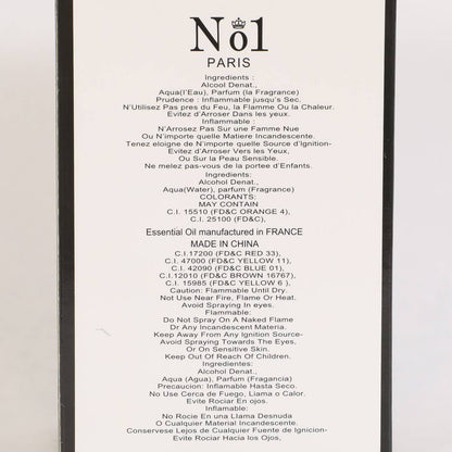 No 1 Paris Perfume for Women 100ml EDP