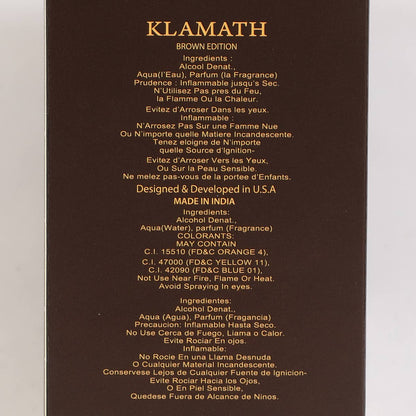 Klamath Brown Unisex Perfume - Eau De Parfum 90ml
