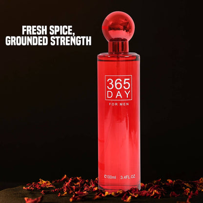 365 Day For Men Red Spray Cologne Eau de Toilette For Men