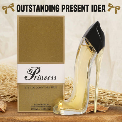 Princess High Heels Gold Spray Perfume For Women